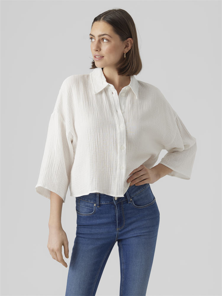 VMNATALI CROP SHIRT WVN NOOS - 10279685