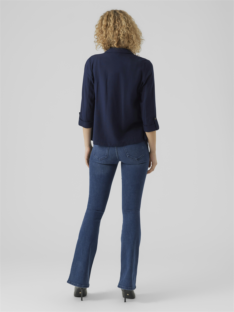 VMJESMILO 3/4 LOOSE BLAZER WVN NOOS - 10279700