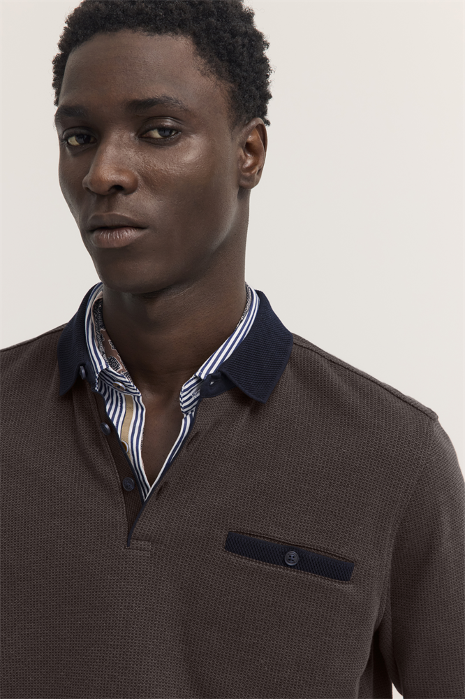 HERREN POLO 1/1 ARM - 25081F 8131