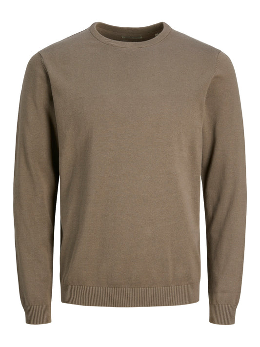 JJEBASIC KNIT CREW NECK NOOS - 12137190