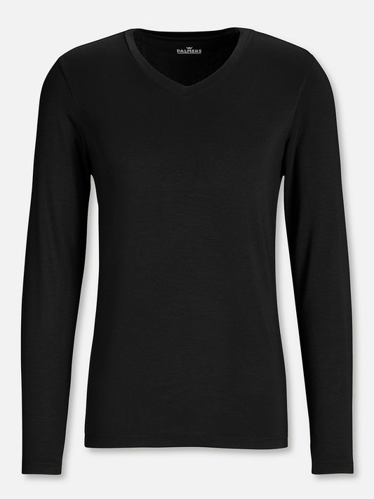 Shirt Langarm V-Neck - 100649036000