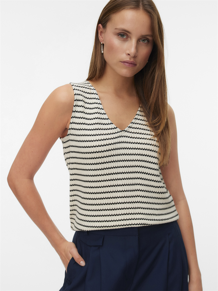 VMOHIA SL V-NECK TOP JRS - 10341559