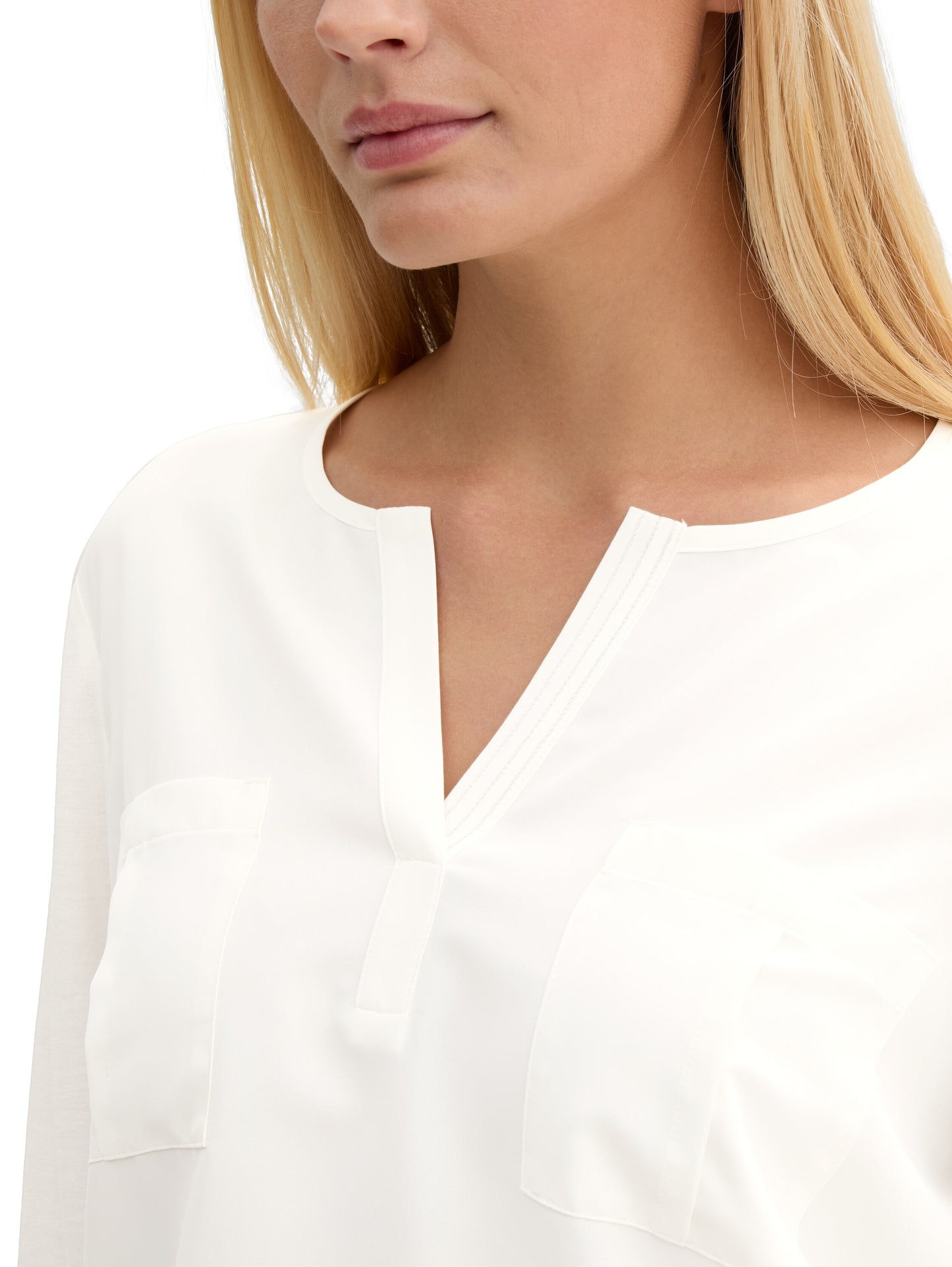 T-shirt blouse with pockets - 1044178