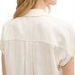 blouse striped shortsleeve - 1045239