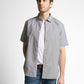 striped poplin shirt - 1049594