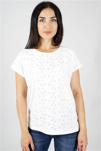 Da. T-Shirt Rundhals - 32214