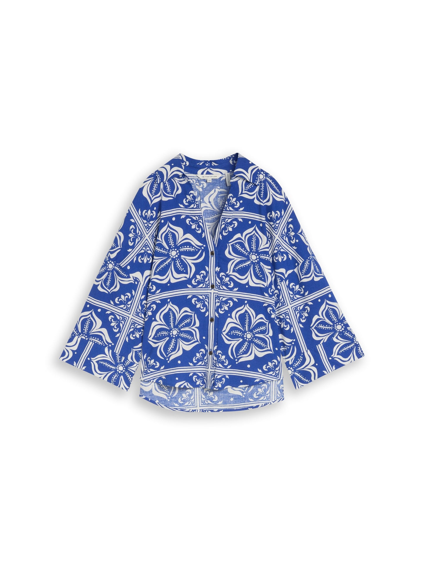 blouse loose fit with linen - 1049825