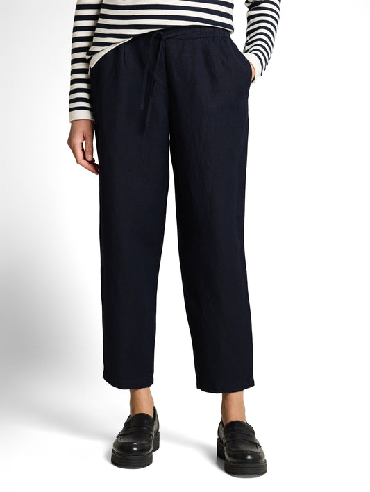 loose fit linen pants - 1049992