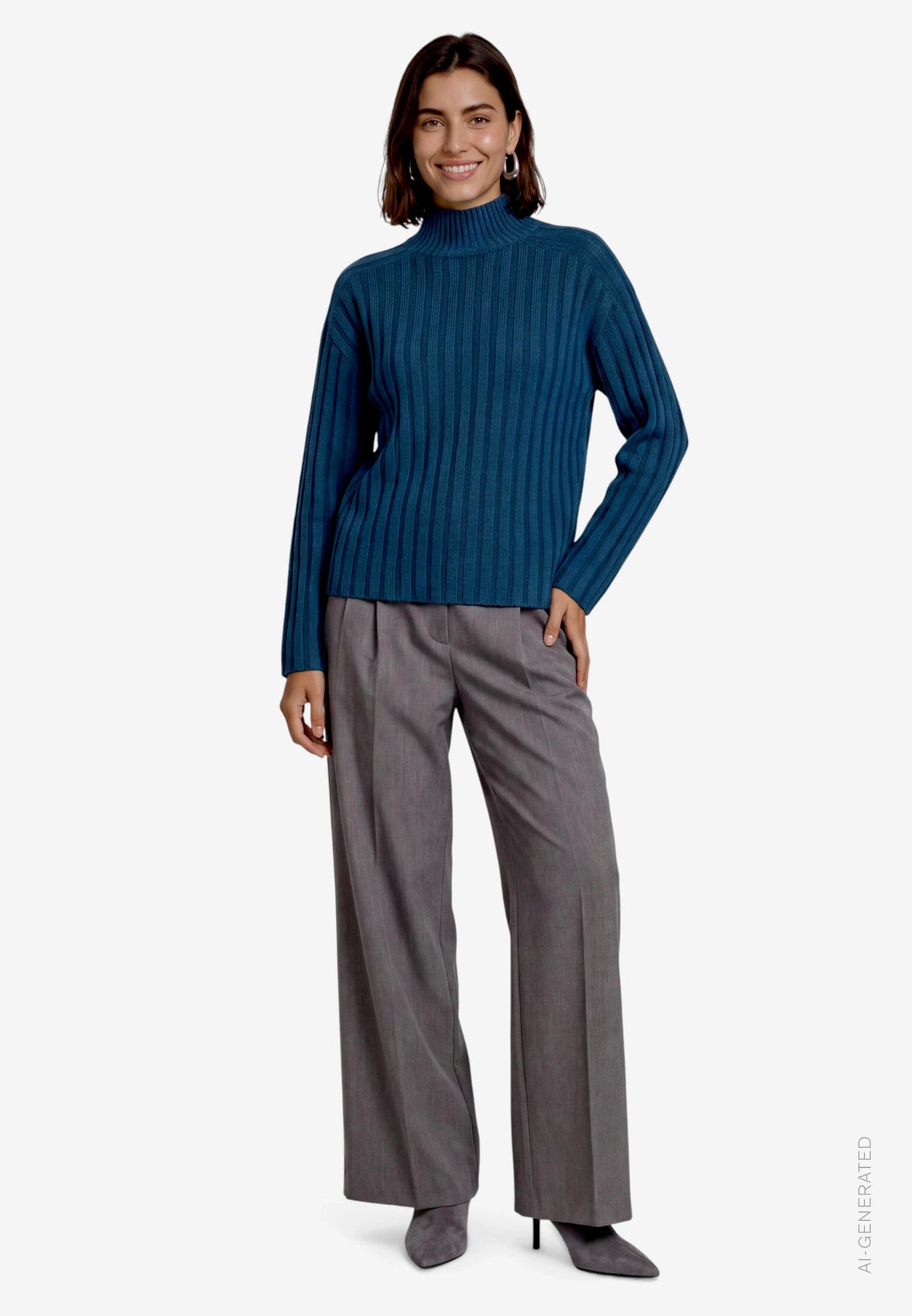 Strickpullover Kurz 1/1 Arm - 110-10004348