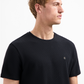 T-Shirt Crewneck Relief Jacquard Bl - 29360791