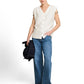 blouse top with gathering - 1051085