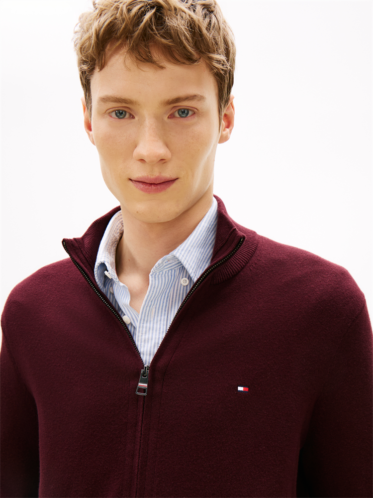 PIMA ORG CTN CASHMERE ZIP THRU - MW0MW28050