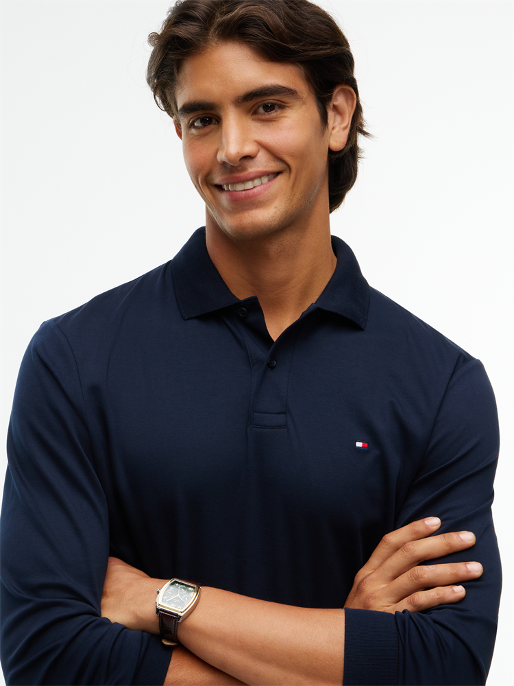L/S LIQUID COTTON REG POLO - MW0MW37317