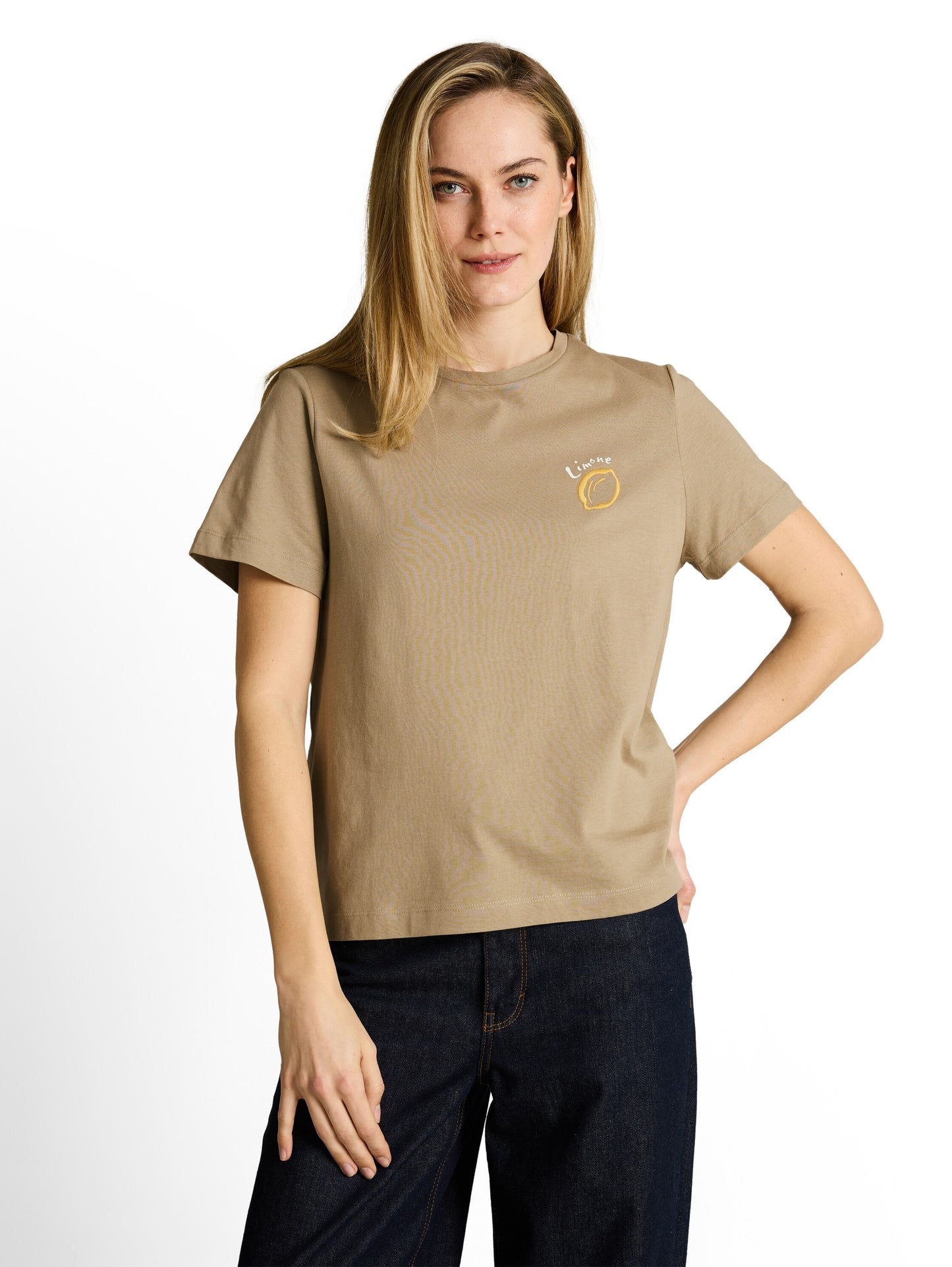 T-shirt basic crew neck print - 1050414
