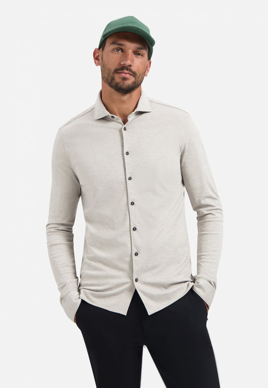 Shirt Jersey Melange Stretch - N4180