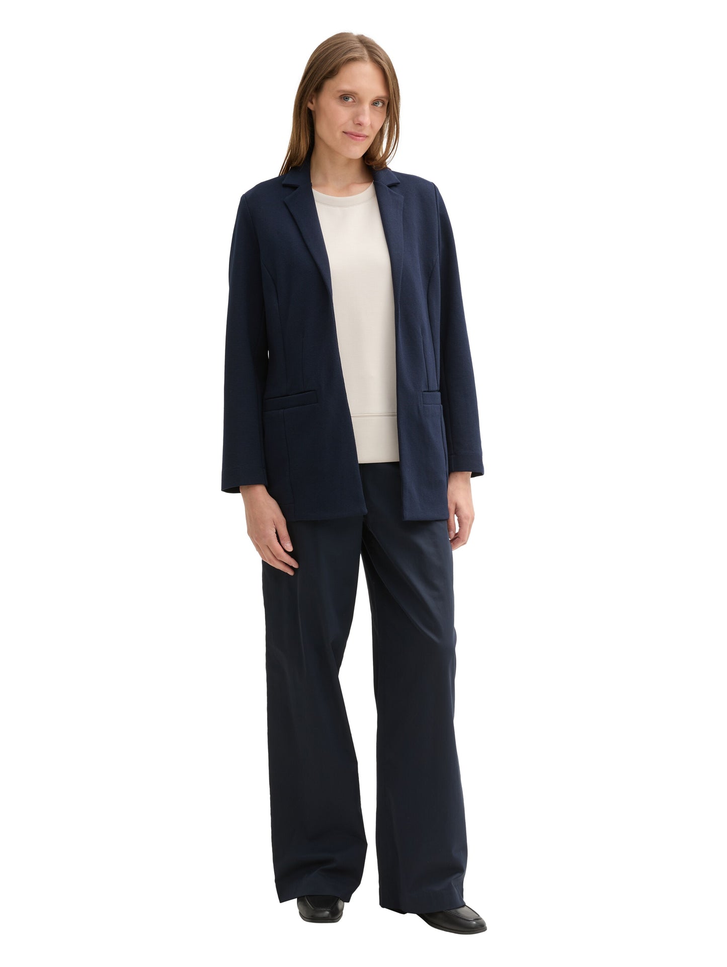 easy solid blazer jacket - 1043870