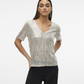 VMELLEN SS V-NECK TOP JRS - 10319014