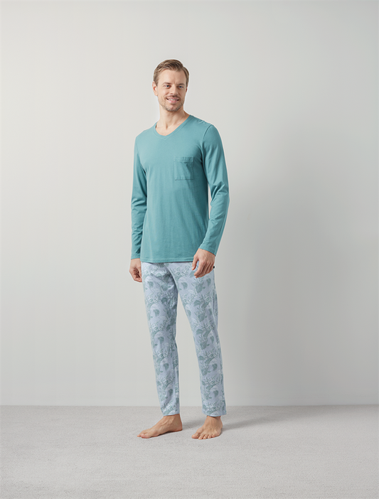 Pyjama Langbein Langarm - 100639026000