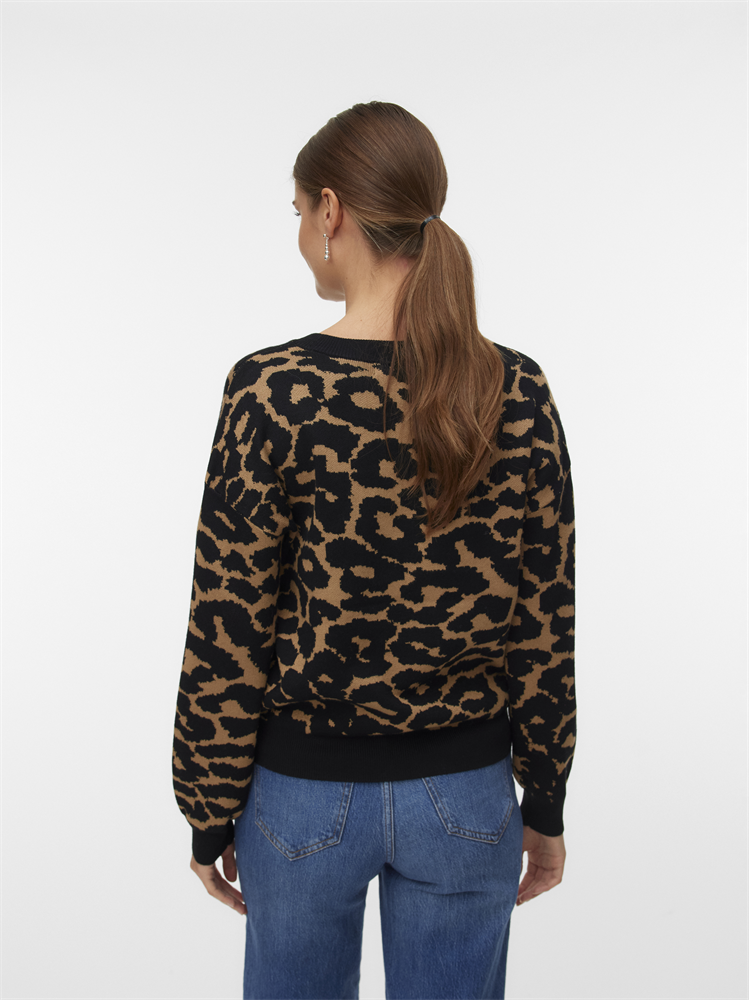 VMSILJEANIMAL LS O-NCK PULLOVER GA - 10330808