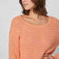 VIBELLISINA BOATNECK L/S KNIT TOP - - 14089578