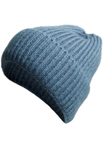 Hat - knitted soft hat w/ wide cuff - LK-45891-GE