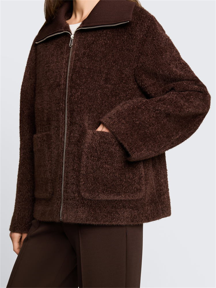 structured cosy jacket - 1051133