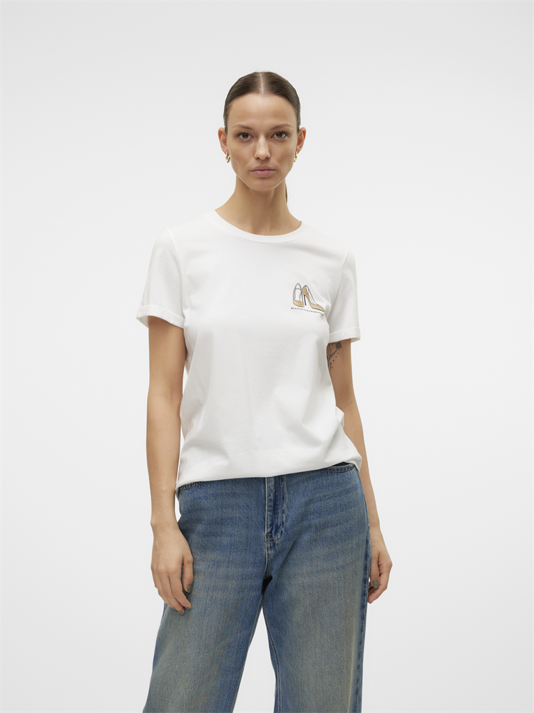 VMVILLA S/S O-NECK T-SHIRT JRS BTQ - 10324551