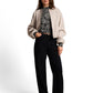 T-shirt mock neck alloverprint - 1052897