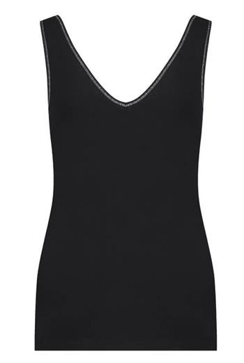 Tanktop With V-neck & Round Neck - 001990