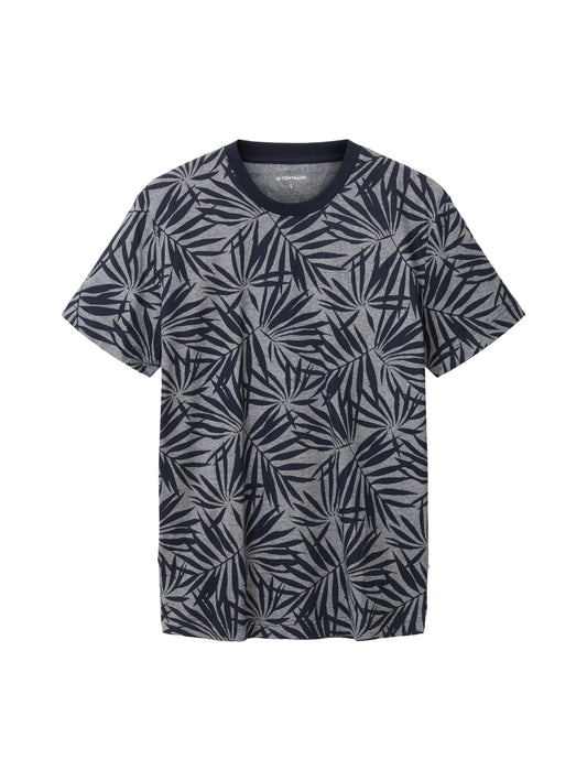 stripe allover printed t-shirt - 1036435