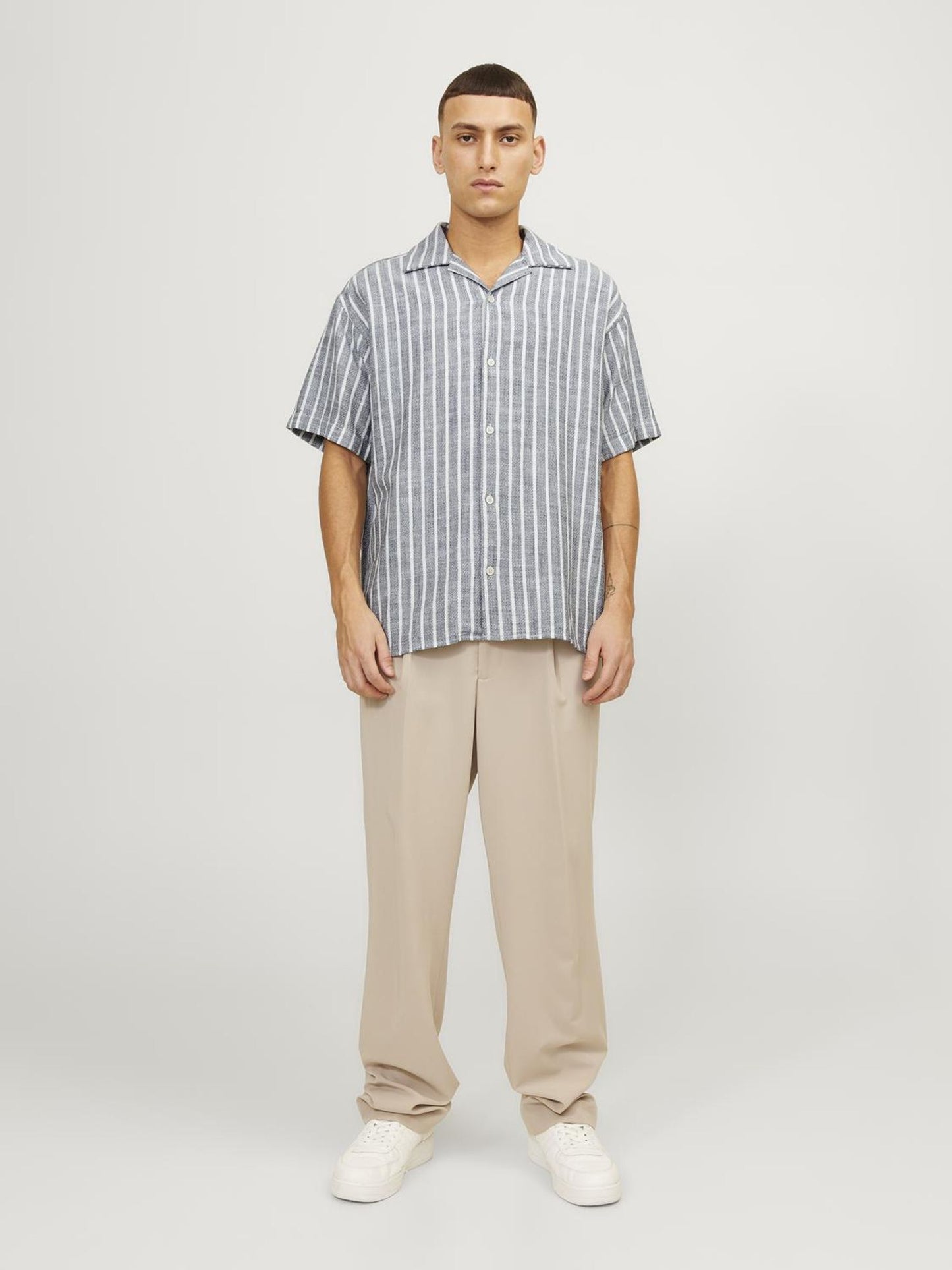 JORCABANA STRIPE SHIRT SS SN - 12233543