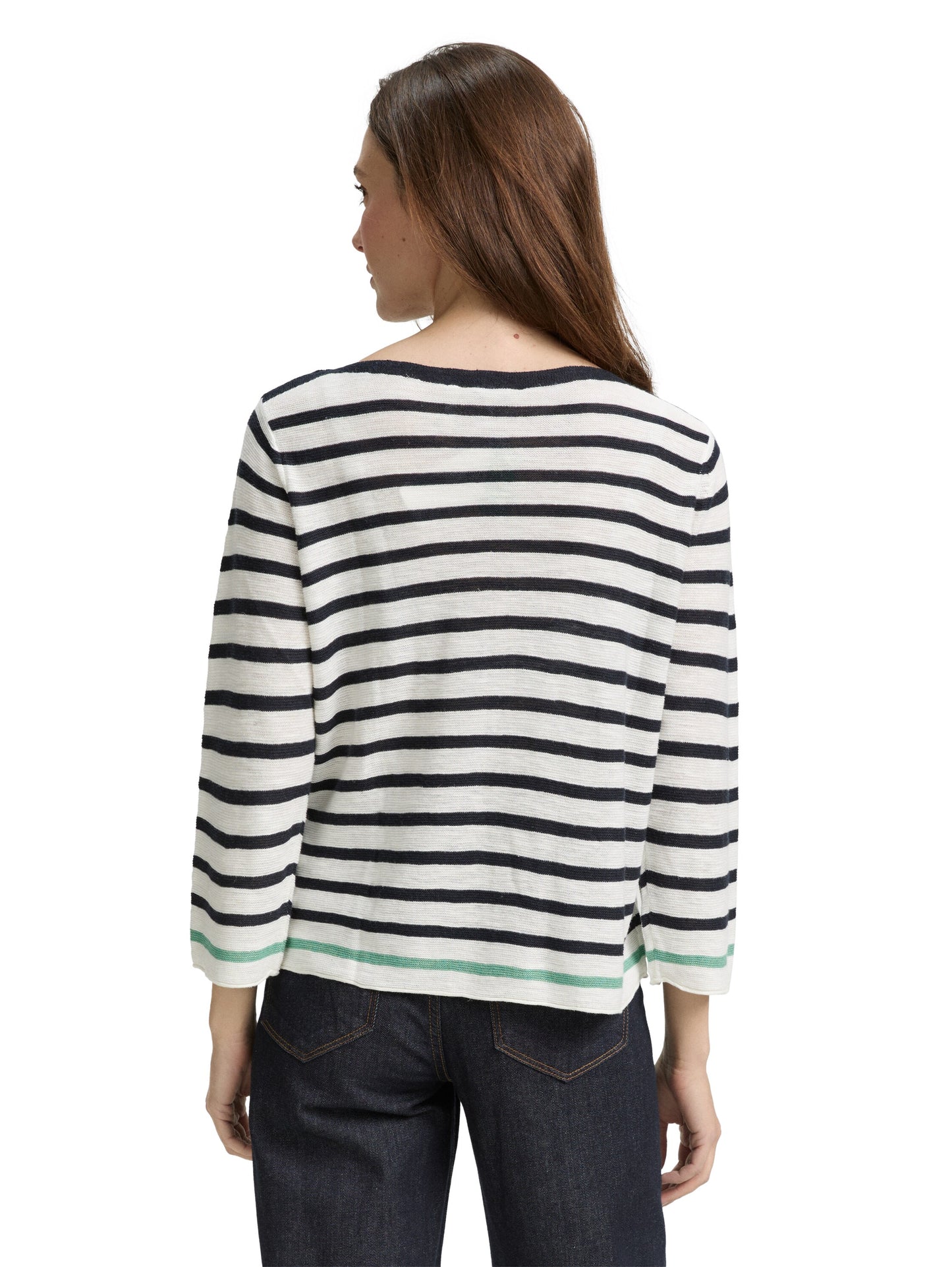 knit striped boatneck - 1046539