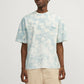 JORBORA TIE DYE TEE SS CREW NECK BL - 12256716