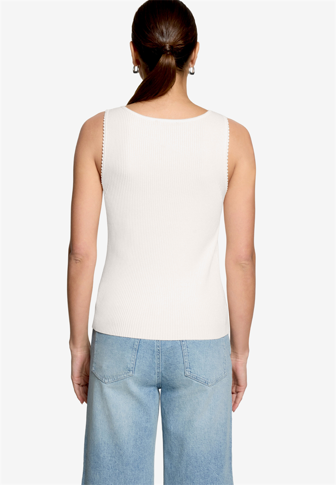 Strickpullover Kurz ohne Arm - 110-10003992