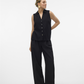 VMMYMILO SL V-NECK SHIRT WVN  GA BO - 10303648