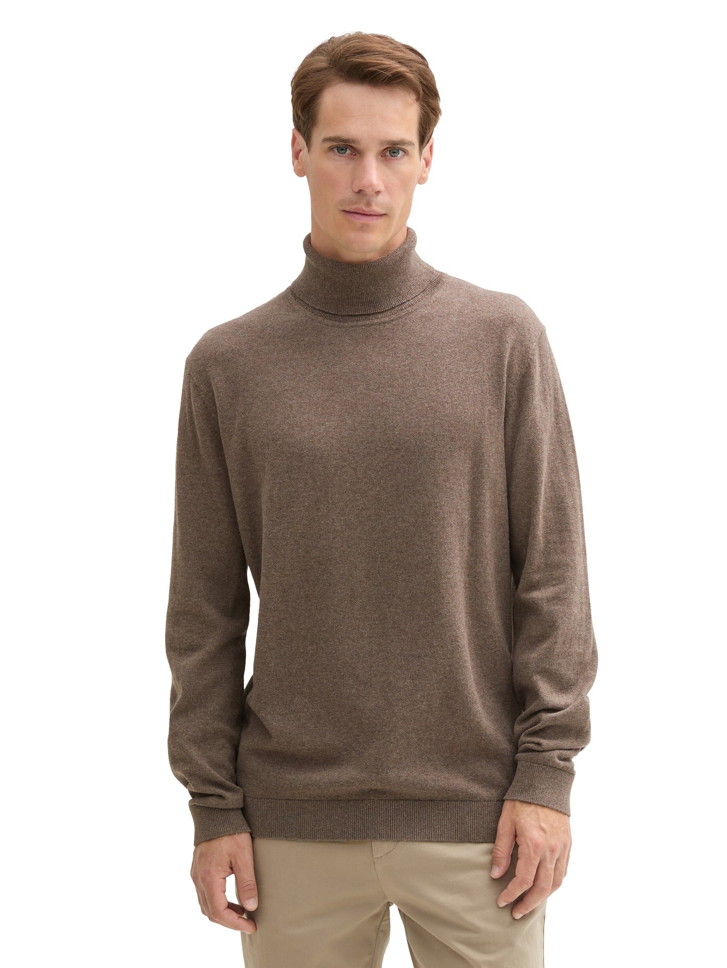 cottoncashmere turtleneck knit - 1043267