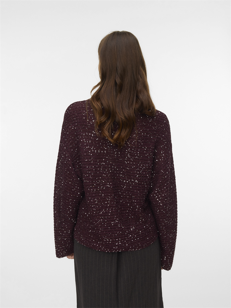 VMLEILANI STITCH LS BOATNECK PULLOV - 10336582