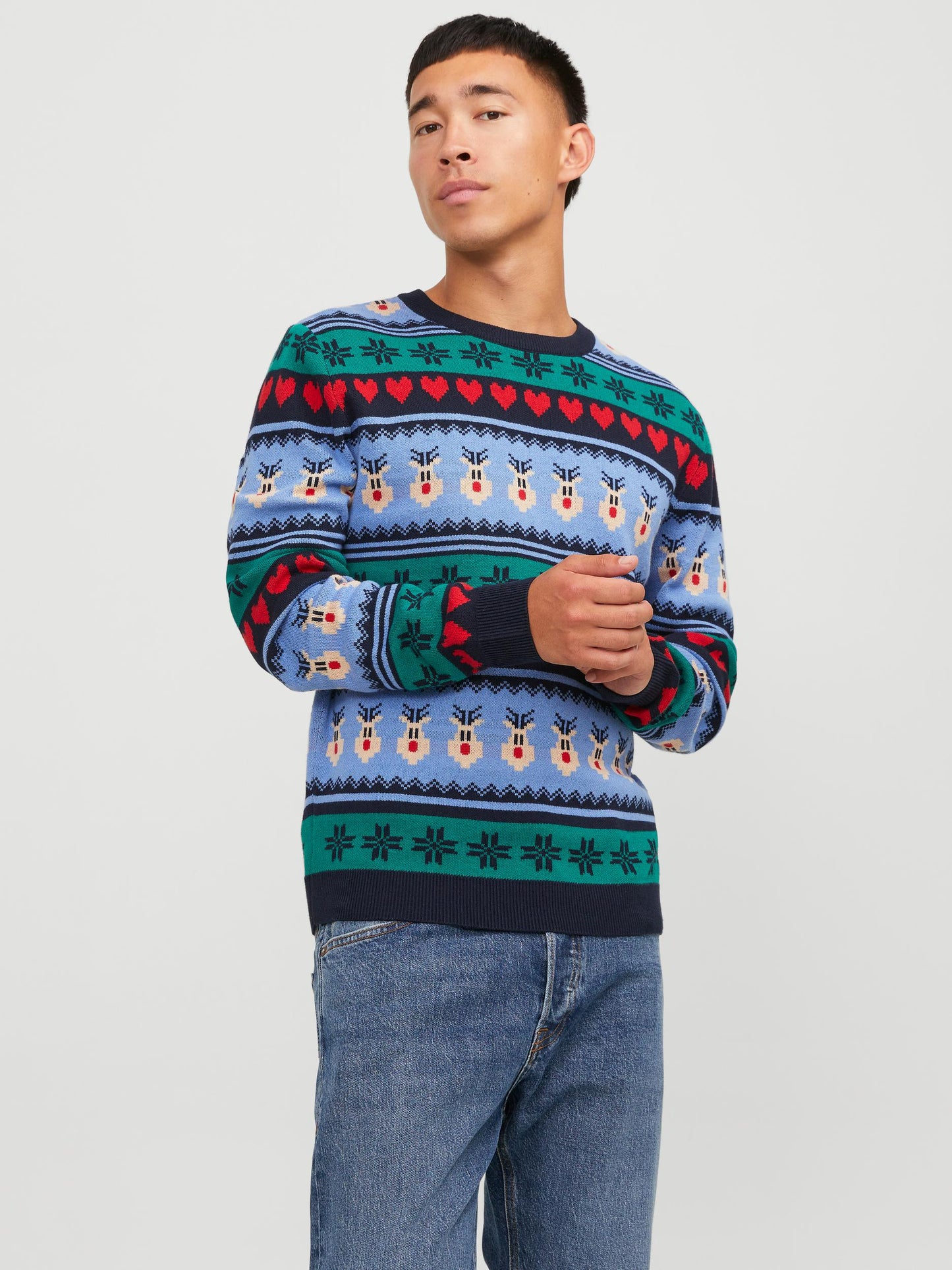 JORFESTIVE XMAS KNIT CREW NECK - 12248141