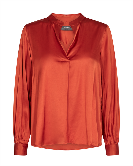 MMEnfa Satin Blouse - 155980