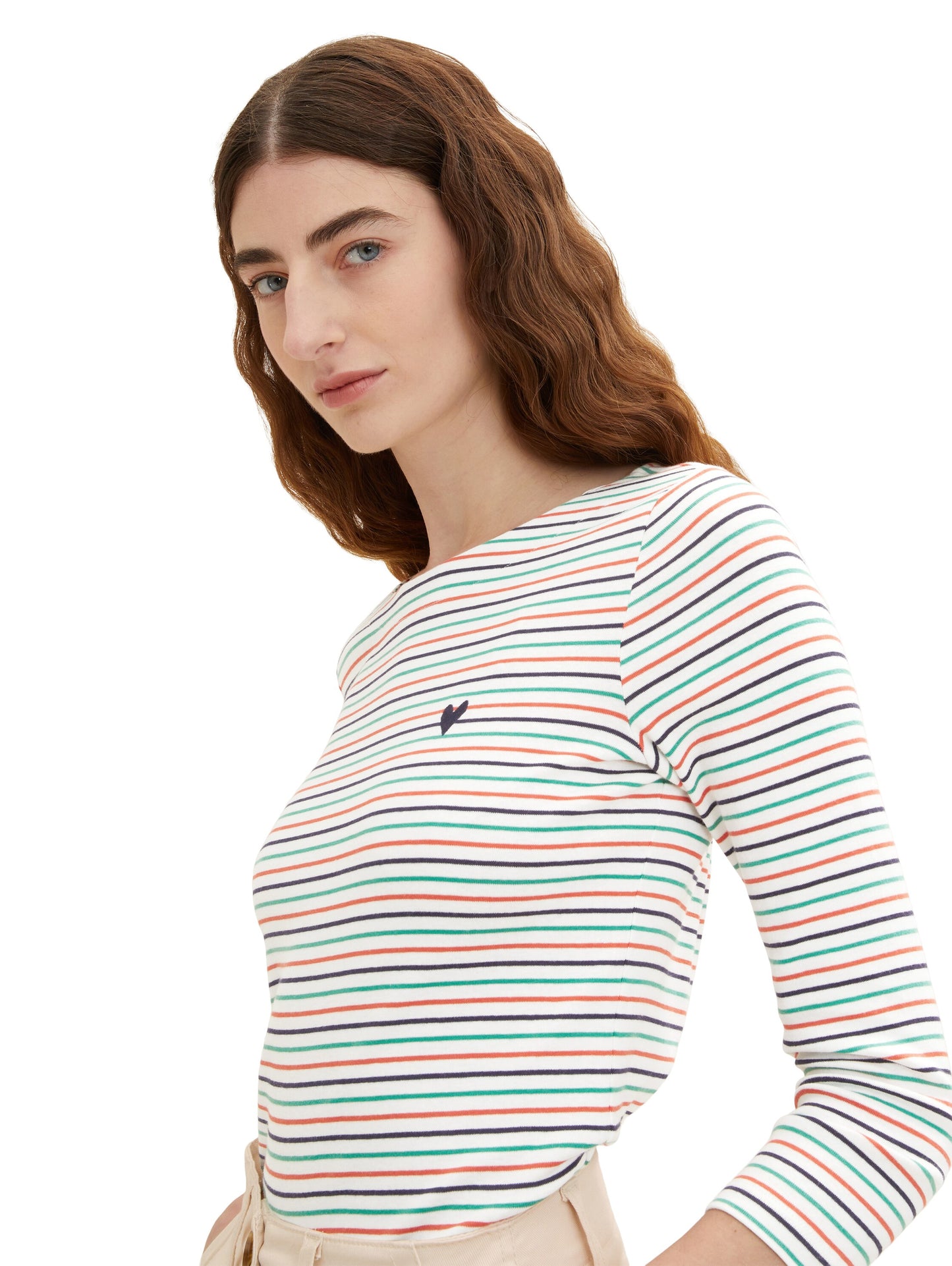 T-shirt longsleeve stripe - 1035382