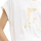 T-shirt front print fab mix - 1036773