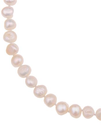 Perlenkette Bling weiß - 25162209