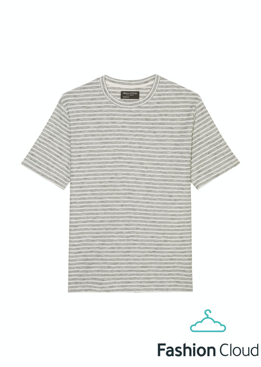 T-Shirt, short sleeve, slub stripes - 322218651202