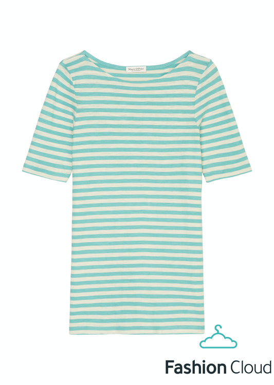 T-shirt, short sleeve, boat neck, s - M03219651333