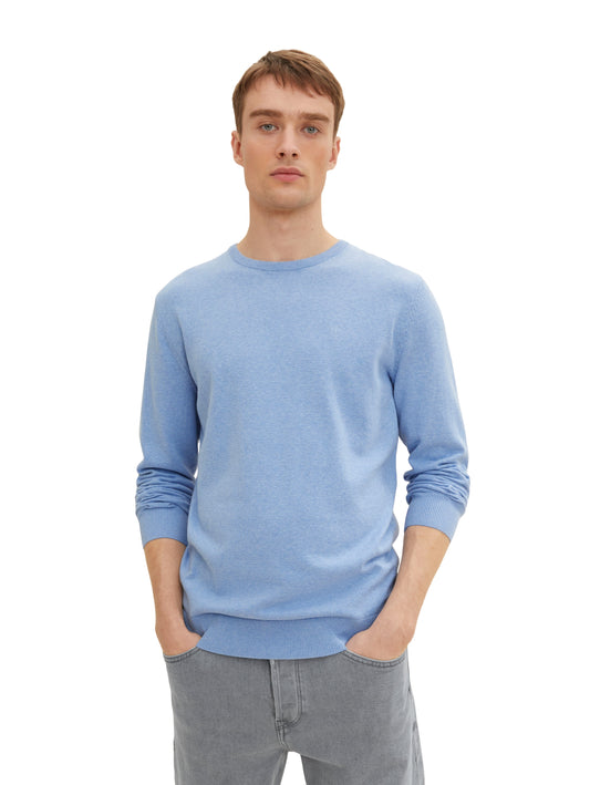 basic crew neck sweater - 1027661