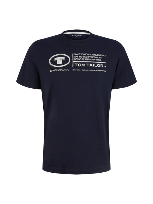 printed crewneck t-shirt - 1035611